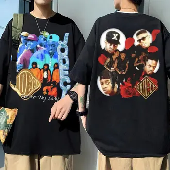 Jodeci K CI & JOJO Grafinis Juodos spalvos Marškinėlius trumpomis Rankovėmis Vyrų Mados Marškinėliai Vyrų Derliaus Streetwear Vyrams, Moterims, Hip-Hop T-shirts