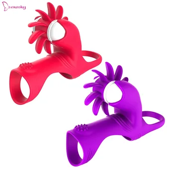 Vibratorius Žiedas, skirtas Varpos Apie Dick Kalba Vibracijos Žiedą Gaidys Sekso žaisliukai Vyrams Erotinių Prekių Žaislai Suaugusiems