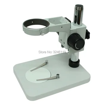 Žiūronų Trinokulinis Stereo Mikroskopas Stentas Žiedo Skersmuo 76MM Laboratorijos Remontas Workbench